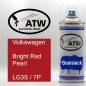 Preview: Volkswagen, Bright Red Pearl, LG3S / 7P: 400ml Sprühdose, von ATW Autoteile West.